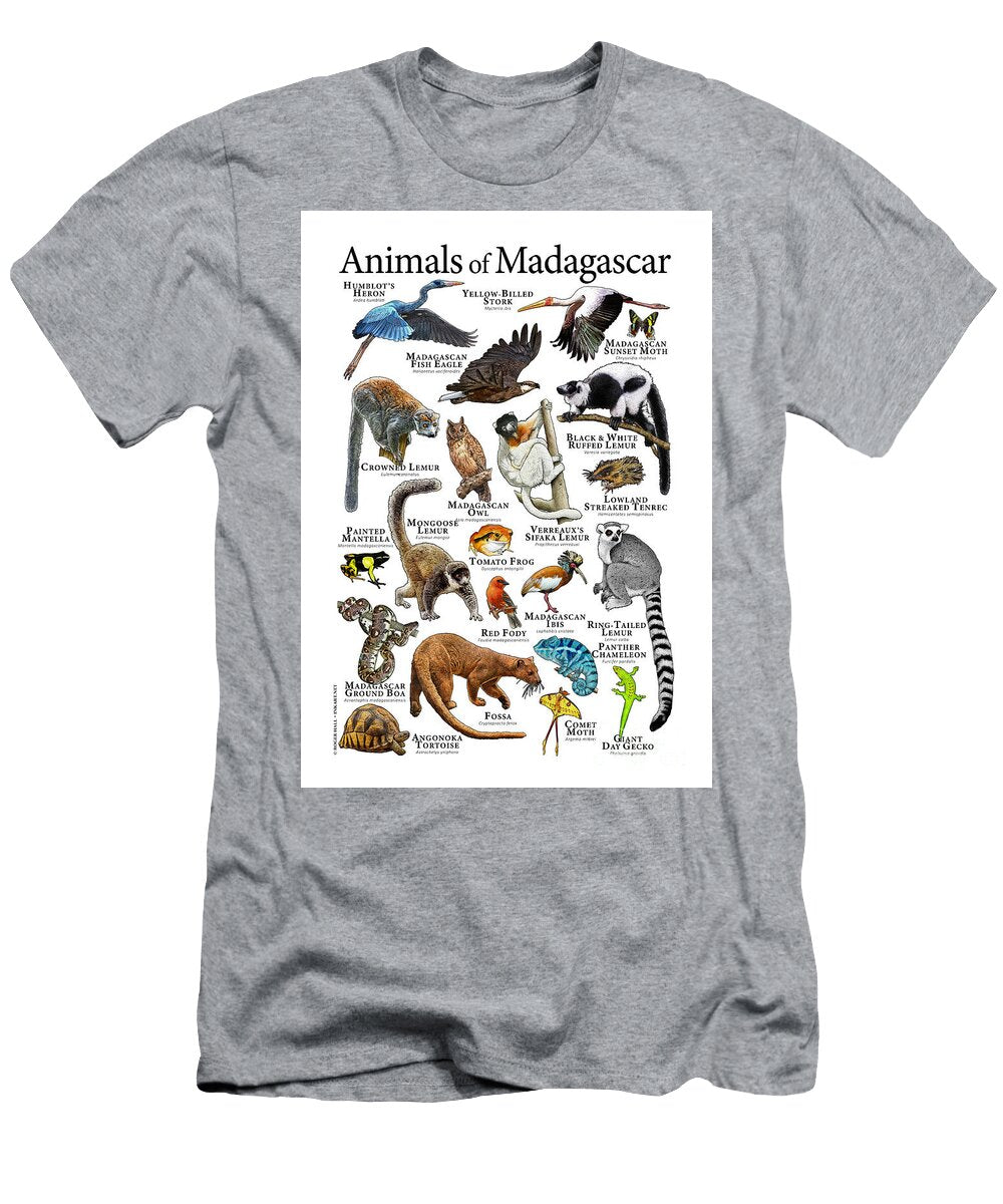 1 Animals of Madagascar Roger Hall T-Shirt
