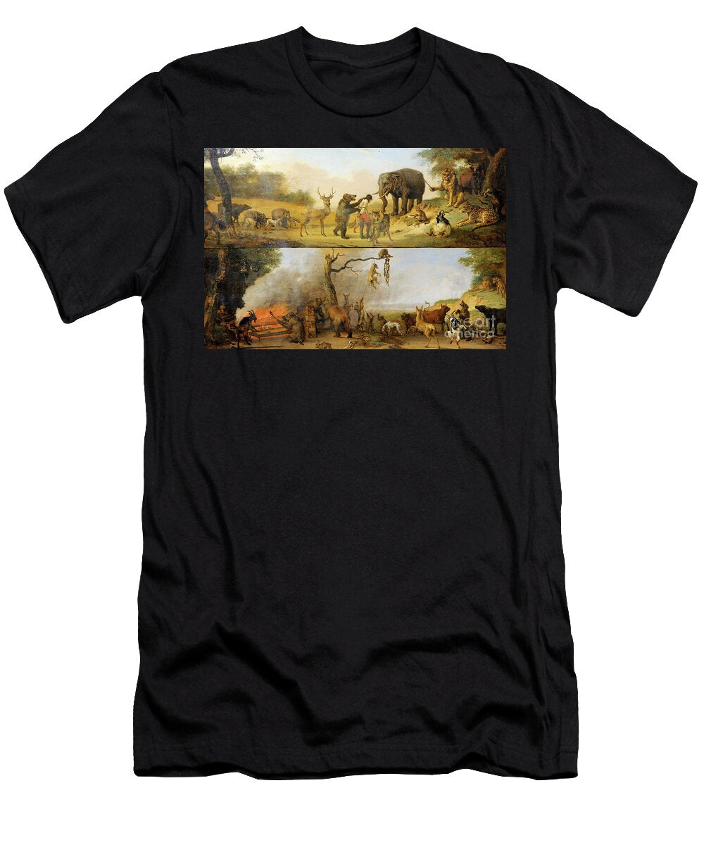 1 Punishment of a Hunter C1647 By Paulus Potter 1625 1654 Detail Paulus Potter T-Shirt