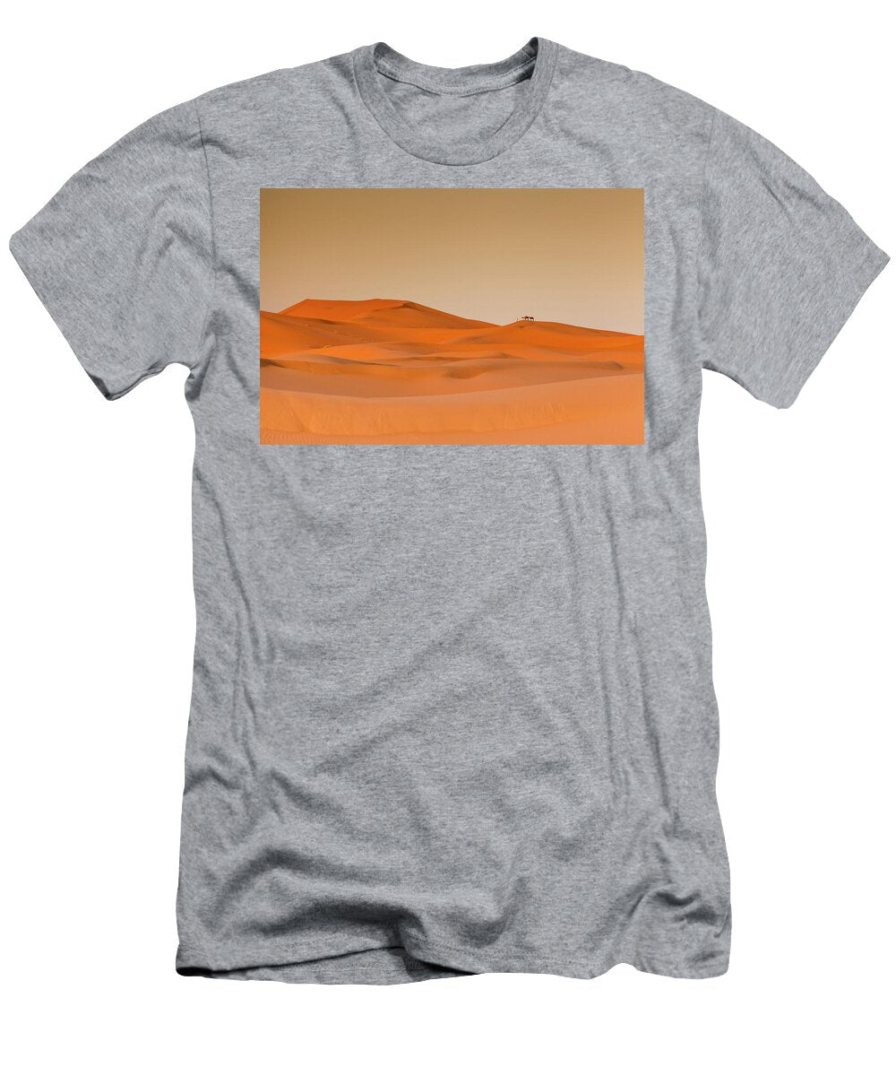 A Touareg Bringing Two Camels Mauro Ladu T-Shirt