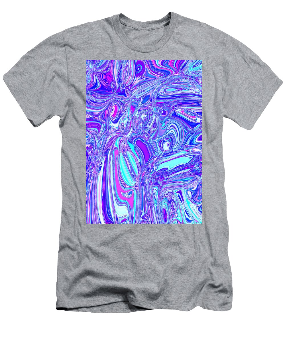 Abstract the Blue Runaway Estimates Oat Martin Stark T-Shirt