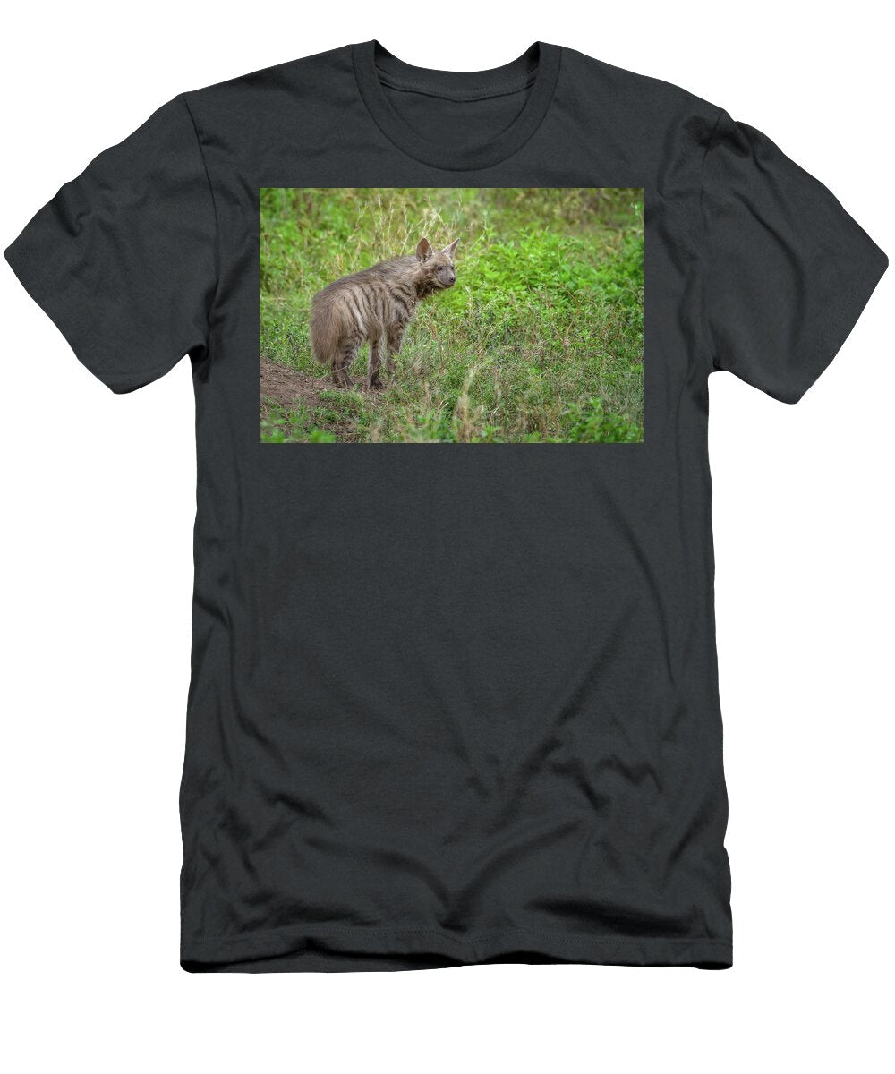 Beautiful Striped Hyena Pup Cindi Alvarado T-Shirt