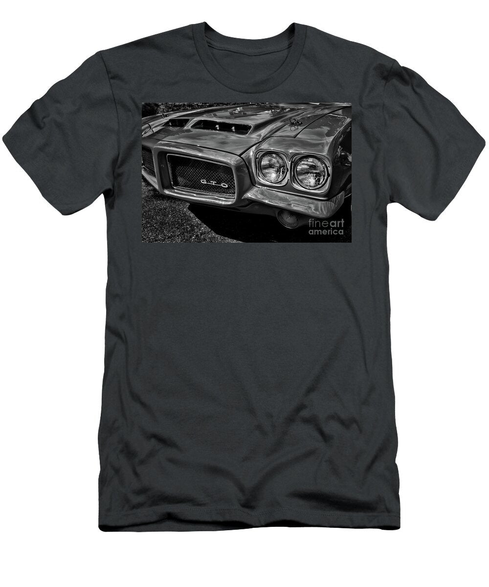 Classic Pontiac Gto Black and White Paul Ward T-Shirt