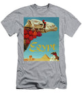 Egypt Camel Head Over Blue Sky Long Shot T-Shirt