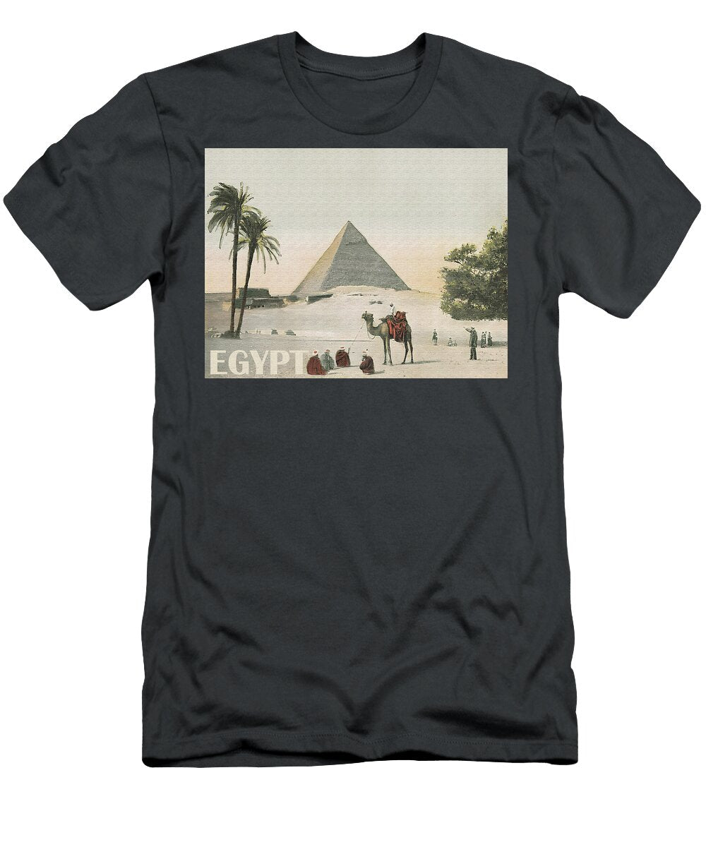 Egypt Photo of the Great Pyramid Long Shot T-Shirt