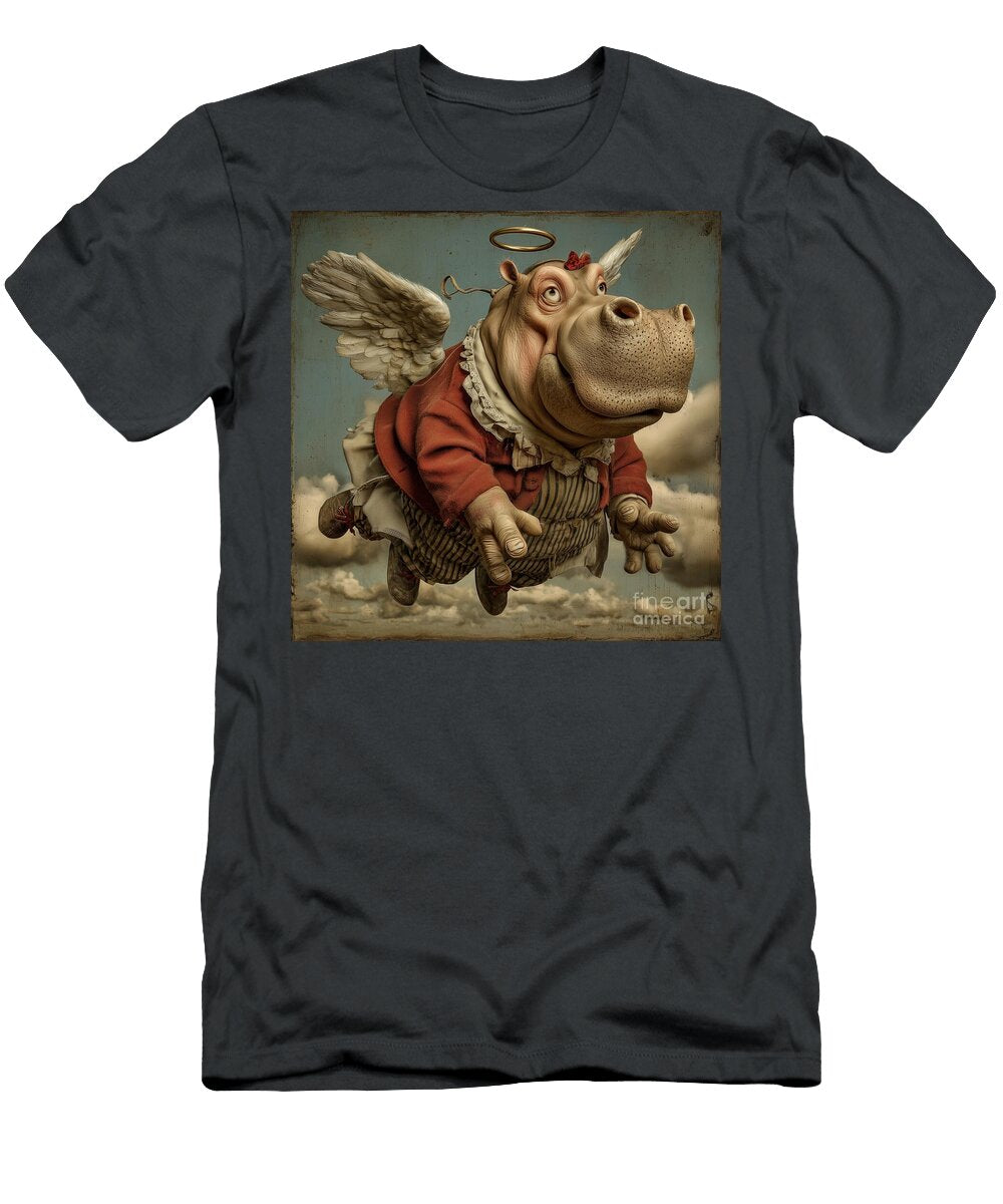 Flying Winged Hippopotamus Kc Jones T-Shirt