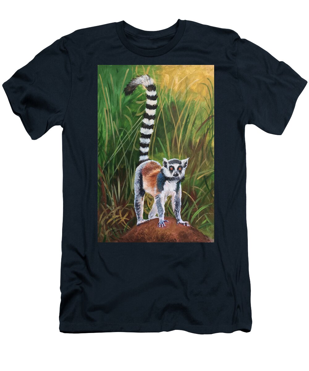 Lemur in the Wild Robert Korhonen T-Shirt