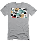 Vector Seamless Pattern with Watercolor Circles Abstract Grunge N Akkash T-Shirt