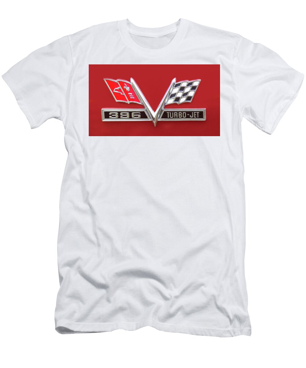 Vintage 1960s Chevrolet 396 Turbo Jet Emblem Dale Kincaid T-Shirt