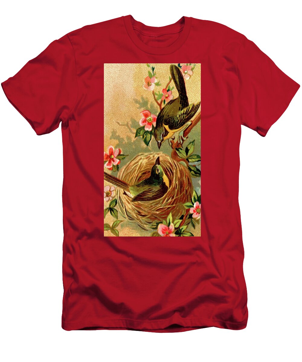 Yellow Breasted Chat Vintage Animal Illustration Picked and Shared T-Shirt